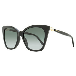 Jimmy Choo Cat Eye Sunglasses Rua /G 8079O Black 56mm